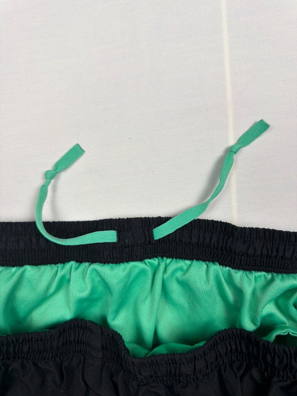 Nike Dri-FIT Running Shorts Womens Large Blue Black Lined Athletic Workout - Picture 5 of 12